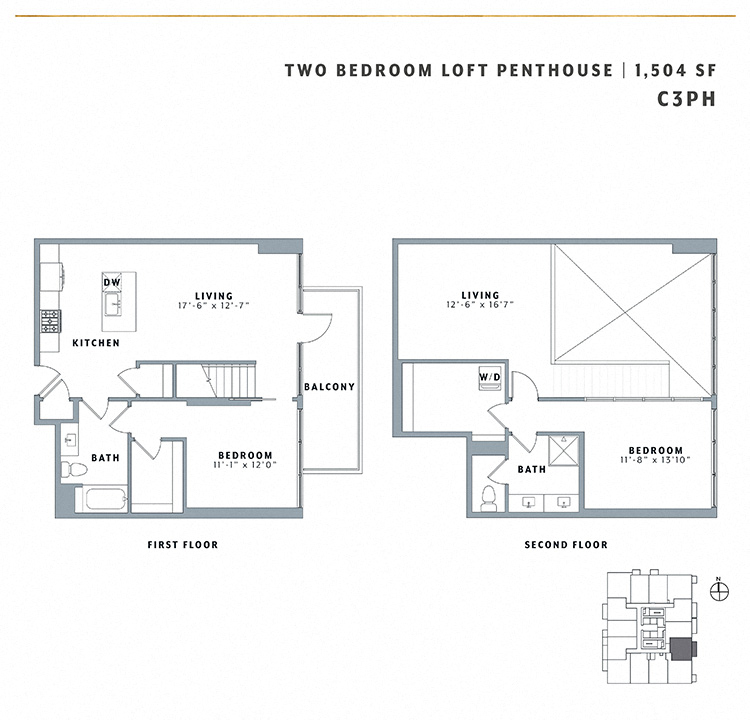 Two Bedroom Loft Penthouse C3PH Hallasan